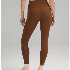Lululemon Wunder Train High Rose Tight Size 2 Roasted Brown